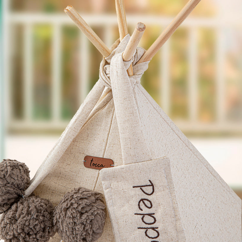 Tocca - Kit Tenda Caminha Pet de Linho