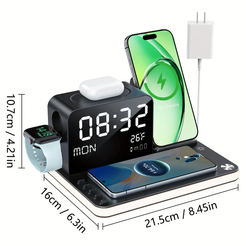 Estação de carregamento 7 em 1 sem fio 30 W