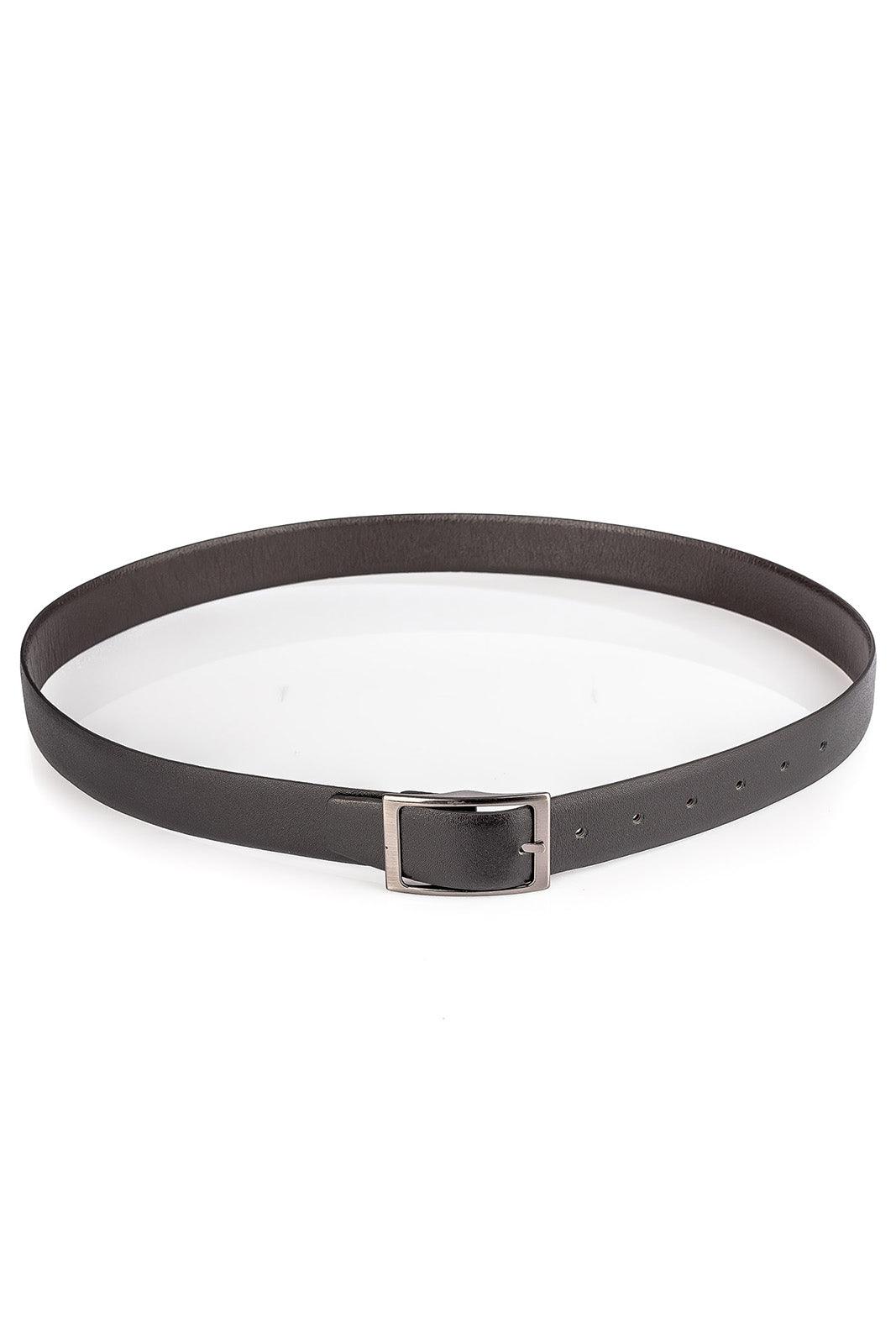 Cinto masculino reversível de couro Tiago