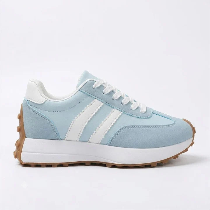 Stay Real Retro Platform Sneakers – Comfy Suede Chunky Sole Casual Shoes (Multiple Colors)