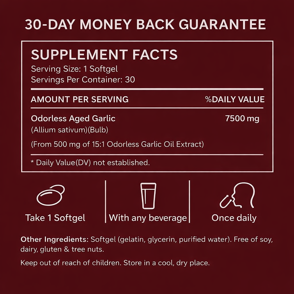 Aged Garlic Extract - Odorless