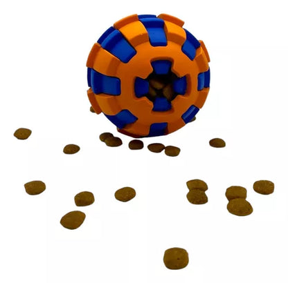 Brinquedo Bola Twist Atóxico com Porta Petisco | Zooghy