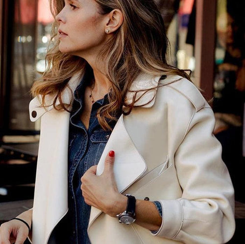 Jaqueta de Couro Zaren