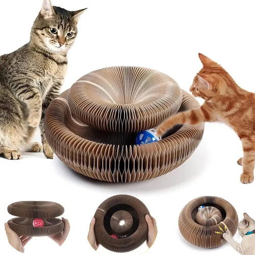 Arranhador Interativo para Gatos – Compre 1 e Leve 2 + 2 Bolinhas de Brinde