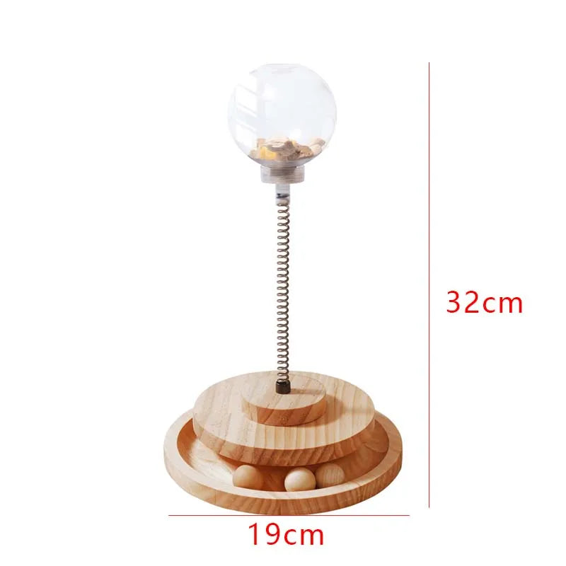 Comedouro Interativo com Molas Para Gato