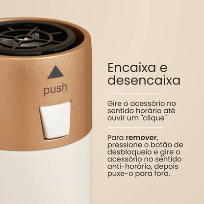 Escova Modeladora 5 em 1 — Seca, Alisa e Modela