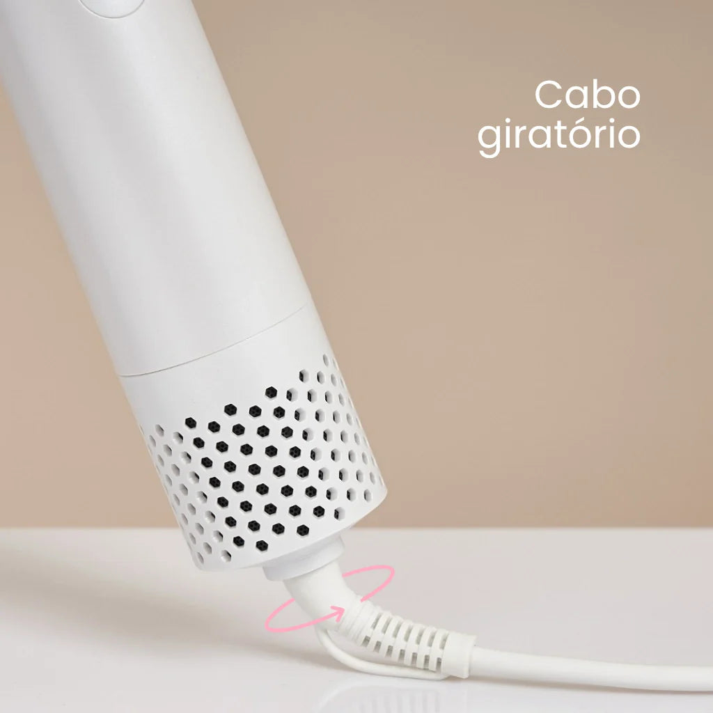 Escova Modeladora 5 em 1 — Seca, Alisa e Modela