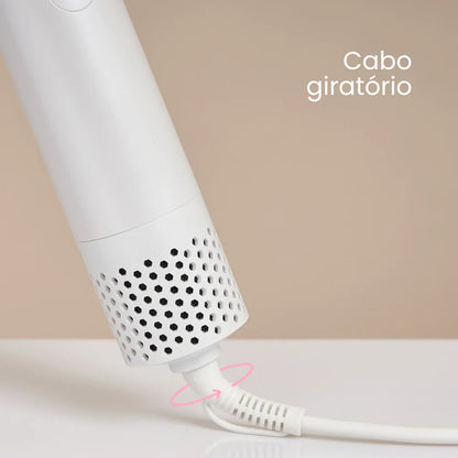 Escova Modeladora 5 em 1 — Seca, Alisa e Modela