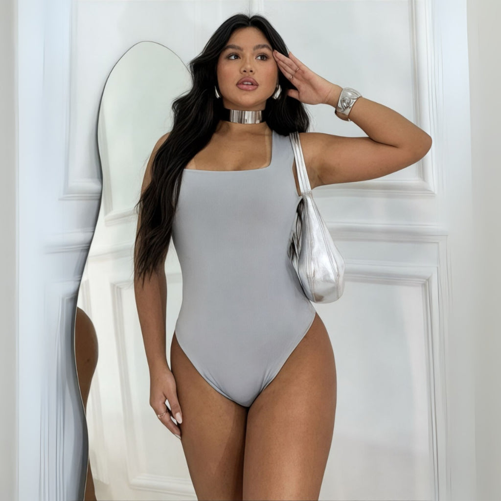 Kit 2 Body Feminino Suplex Regata Duplo Premium