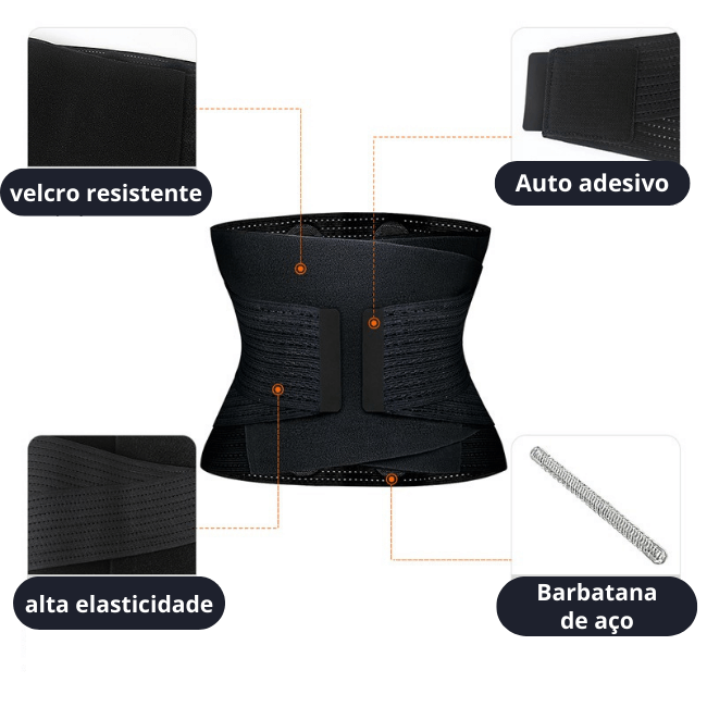 Cinta de Compressão Abdominal - FitPro