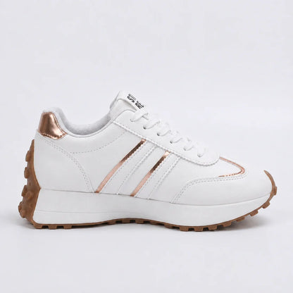 Stay Real Retro Platform Sneakers – Comfy Suede Chunky Sole Casual Shoes (Multiple Colors)