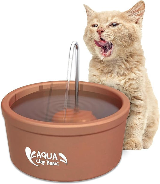 Fonte Bebedouro de Cerâmica Aqua Clay Basic | Amicus