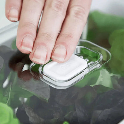 Kit de 4 Organizadores de Geladeira Clear Fresh com Cesto 2,2 Litros