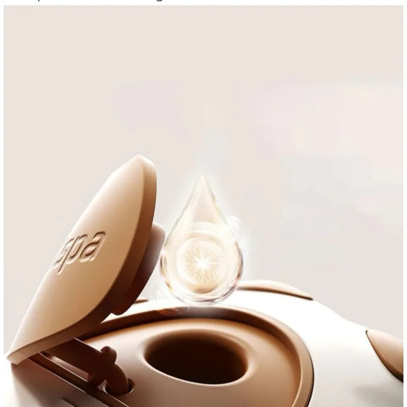 Escova Elétrica Massageadora Vaporizadora Recarregável