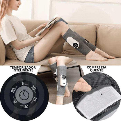 Massageador Elétrico com Aquecimento para Perna e Panturrilha
