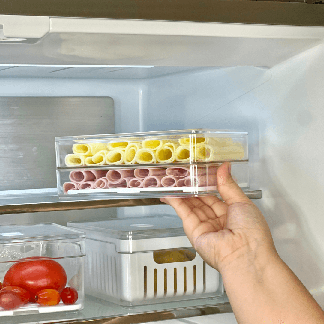 Organizador Porta Frios Duplo Clear Natural