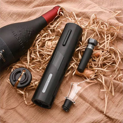 Abridor de Vinho Elétrico - Kit Profissional Completo